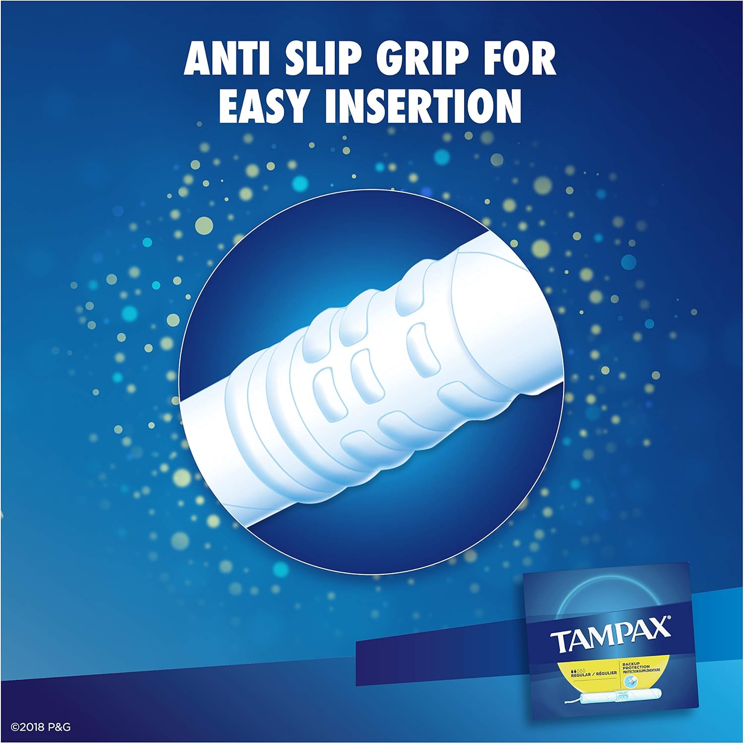 Tampax Cardboard Applicator Tampons, Regular Absorbency, 54 Count - Pack of 2 (108 Total Count): Health & Personal Care