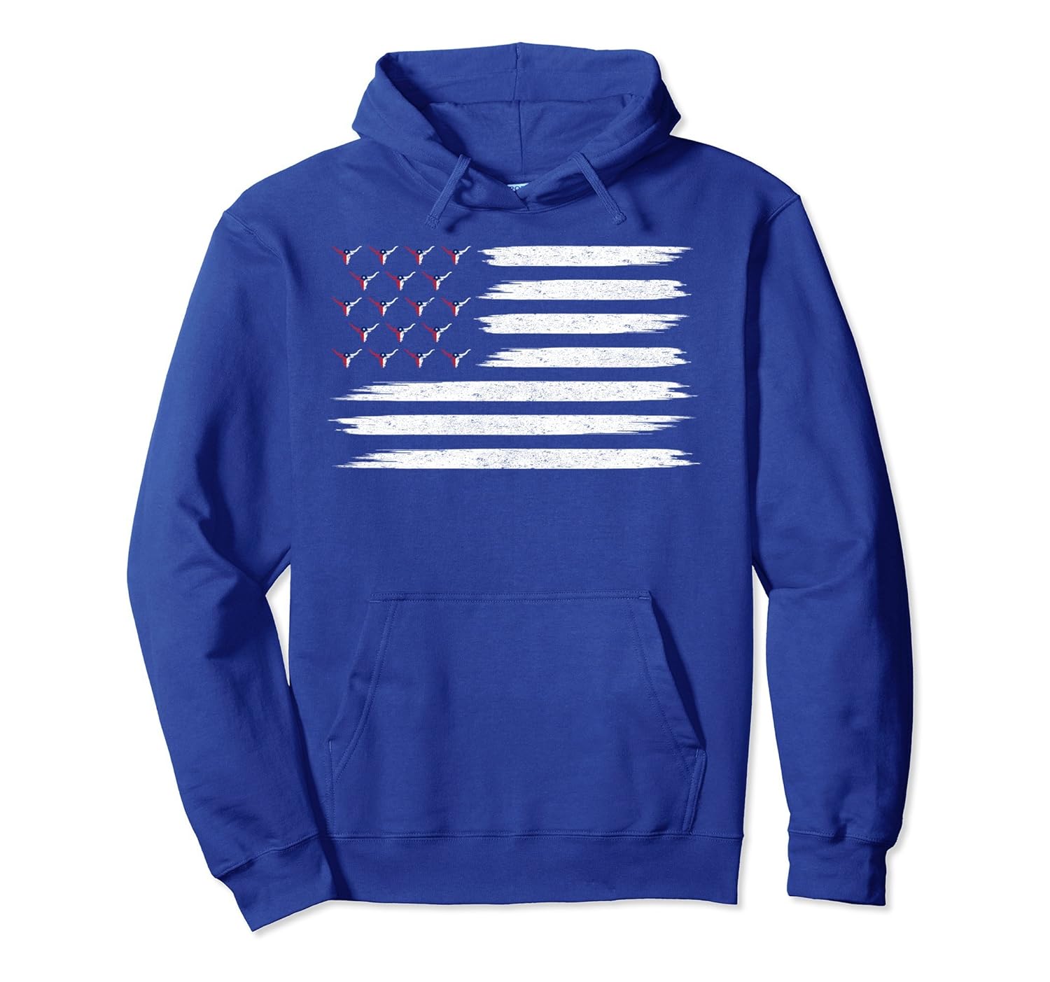 Texas United Bulls State Flag Hoodie-anz