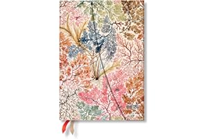 Paperblanks | 2026 Anemone | William Kilburn | 12-Month Planner | Midi | Horizontal | Wrap | 160 Pg | 100 GSM