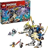 LEGO NINJAGO Rogue’s Mech Dragon Rider Building Toy - Dragons Rising Play Set & 4 Ninja Toy Minifigures for Boys & Girls, Age