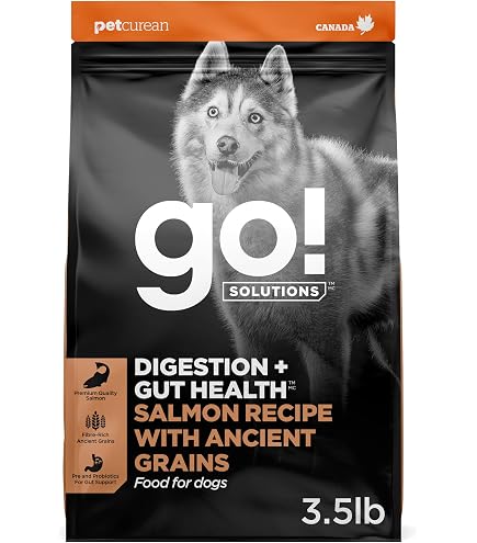 Go! Solutions Skin + Coat Care Salmon Dry Dog Food, 3.5 lb | With