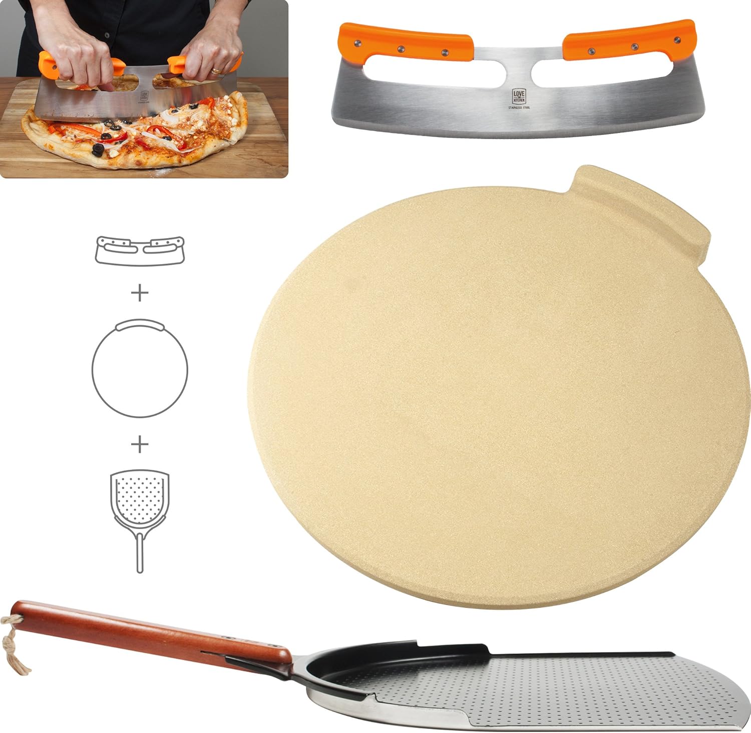 The Ultimate Pizza Making Tools Classic 16” Round Pizza