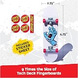 Tech Deck Santa Cruz Handboard Mini Skateboard 9x Size Kids Toys 6+ view 5