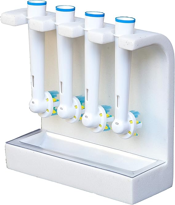 Head Stand Electric Toothbrush Head Holder Stone White Amazon.co