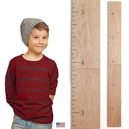 HEADWATERS STUDIO Wood Growth Chart for Wall Growth Chart Wood Growth