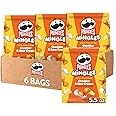 Pringles Mingles Puffed Snacks, Cheddar and Sour Cream, Cheese Puffs, Salty Snacks (6 Bags)