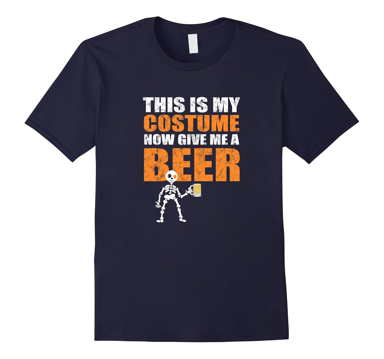 This Is My Costume Now Give Me A Beer Halloween T Shirt-ANZ