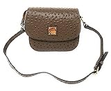 Dooney & Bourke Ostrich Saddle Bag