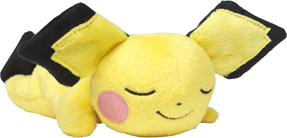 Amazon ポケモンセンターオリジナル くったりぬいぐるみ ピチュー おやすみver ぬいぐるみ おもちゃ