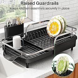 SAYZH Dish Drying Rack - Expandable Dish Rack for