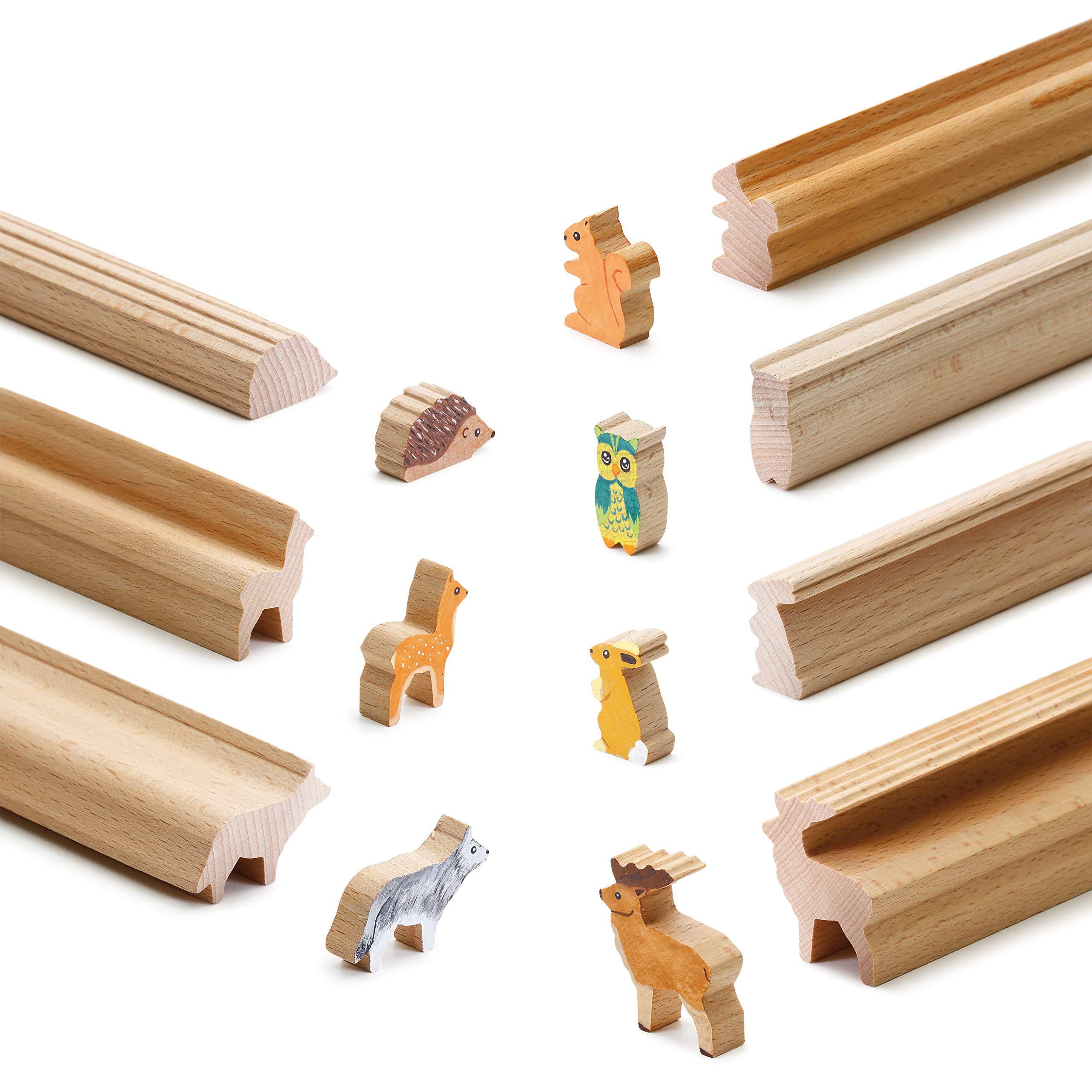 Erzi 41263 45 x 11 x 60 cm Forest Animals Craft Moulding Wooden Toy Molding