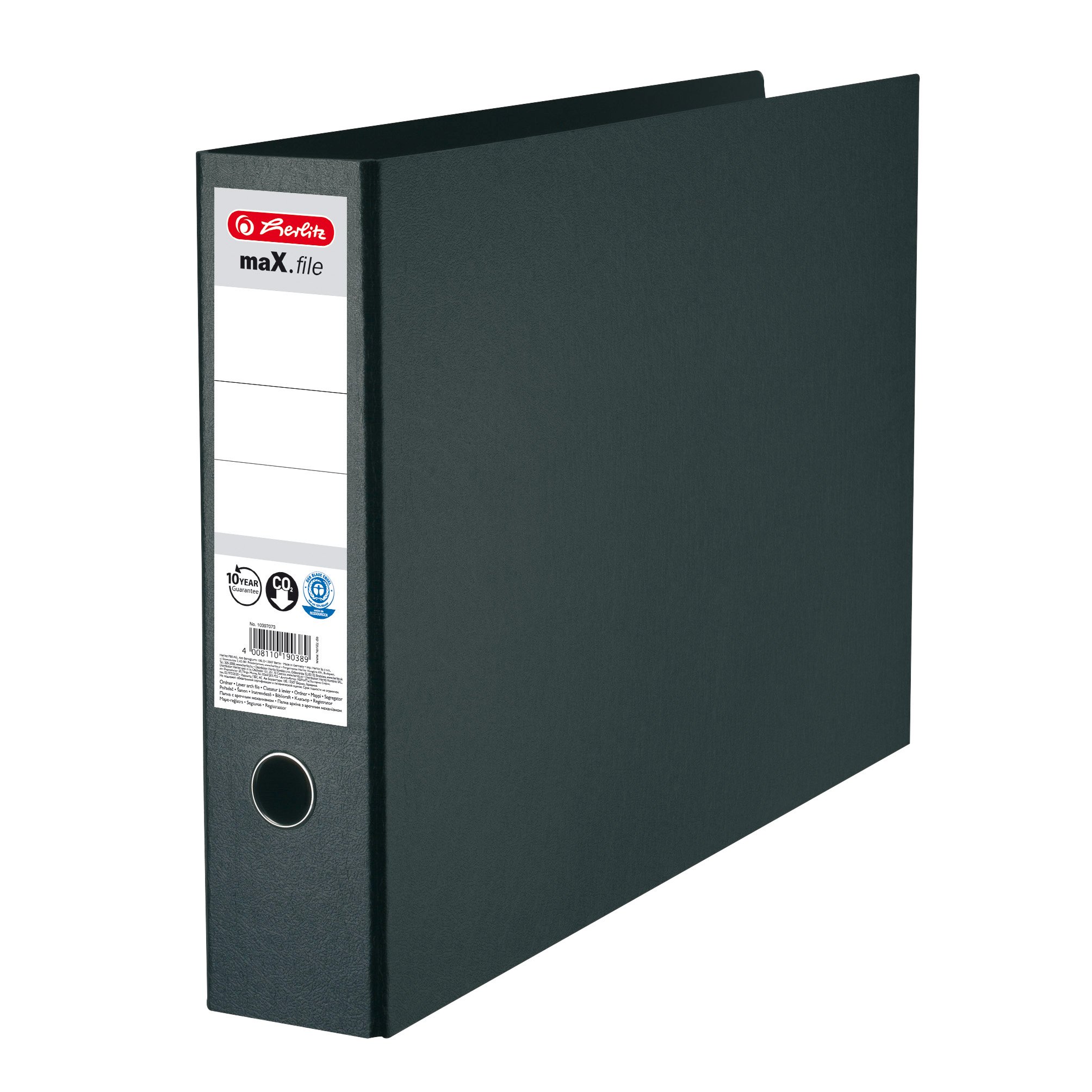 Herlitz max.file Fiberboard A3 7.5cm Oblong Lever Arch File