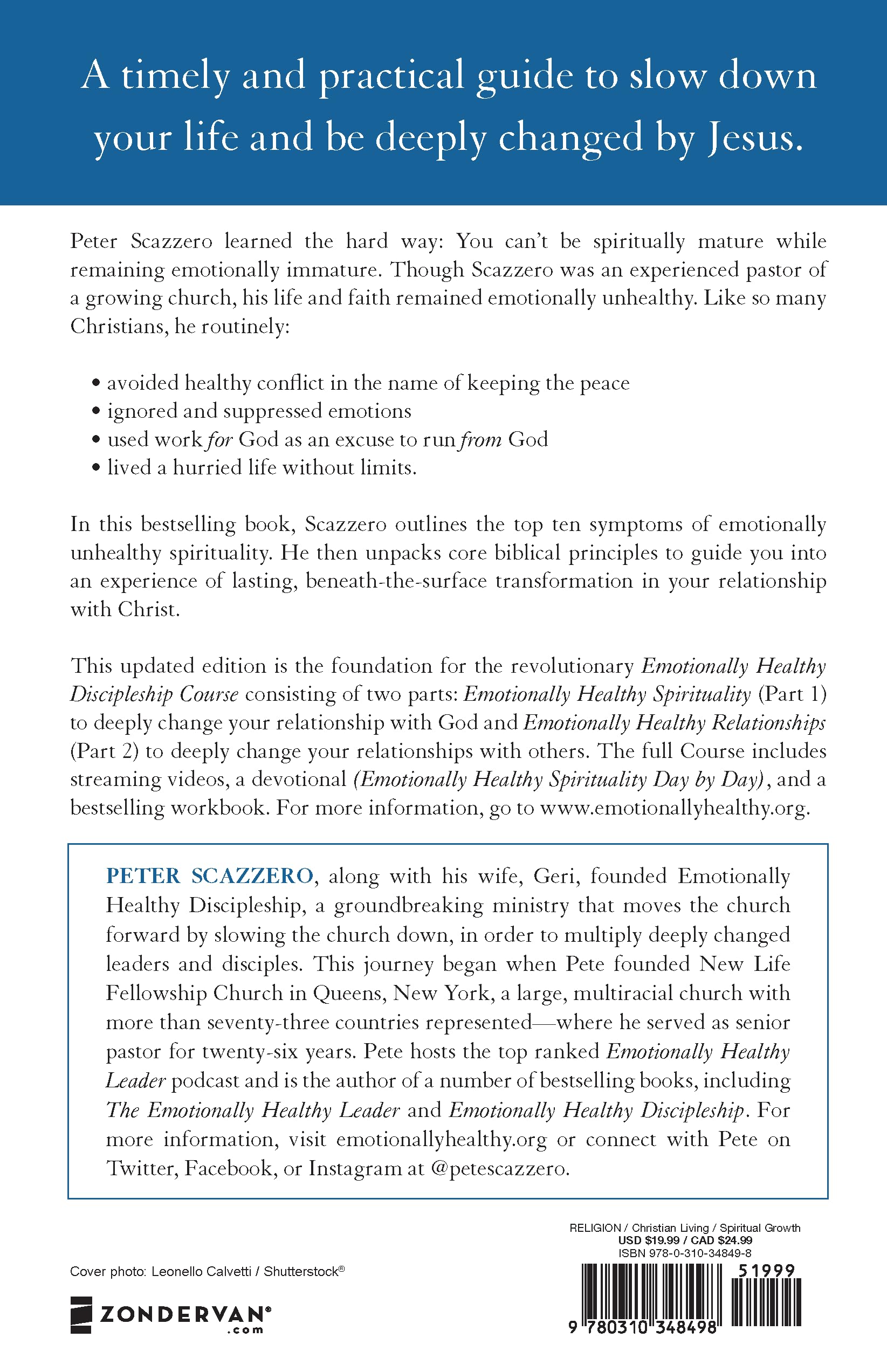 Emotionally Healthy Spirituality: It's Impossible to Be Spiritually Mature, While Remaining Emotionally Immature Emotionally Healthy Spirituality: It's Impossible to Be Spiritually Mature, While Remaining Emotionally Immature Paperback Audible Audiobook Kindle Hardcover Audio CD
