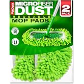 VanDuck Reusable Microfiber Dust Mop Refill for Swiffer Sweeper (2-Pack) | Mop not included, reusable microfiber floor duster, pet hair &amp; dust replacement pads