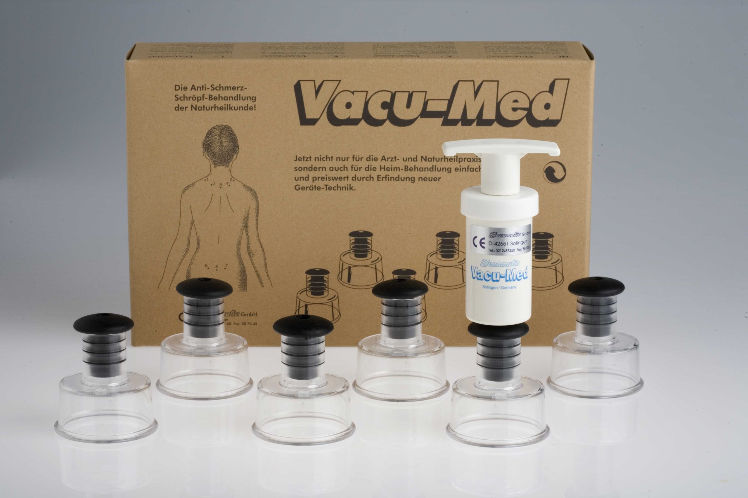Vacu-Med Cupping Set Anti-Pain Treatment
