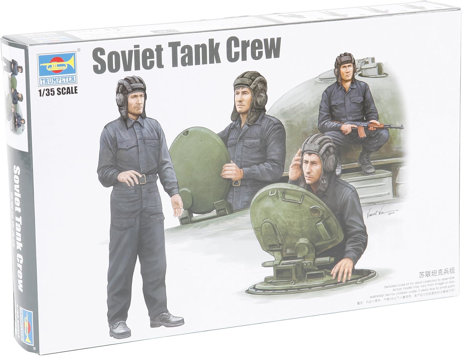 Trumpeter 1: 35 - Soviet Tank Crew 1970-1980, Various, Small