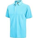 ZITY Polo Shirts for Men Golf Polo Casual Shirts Short Sleeve Moisture Wicking Collared Shirts