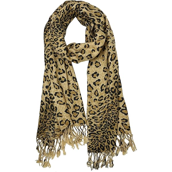 Pañuelo Leopardo Bufanda De Leopardo Para Mujer, Bufanda Larga Delgada Para Niñas Bufanda Dalmata