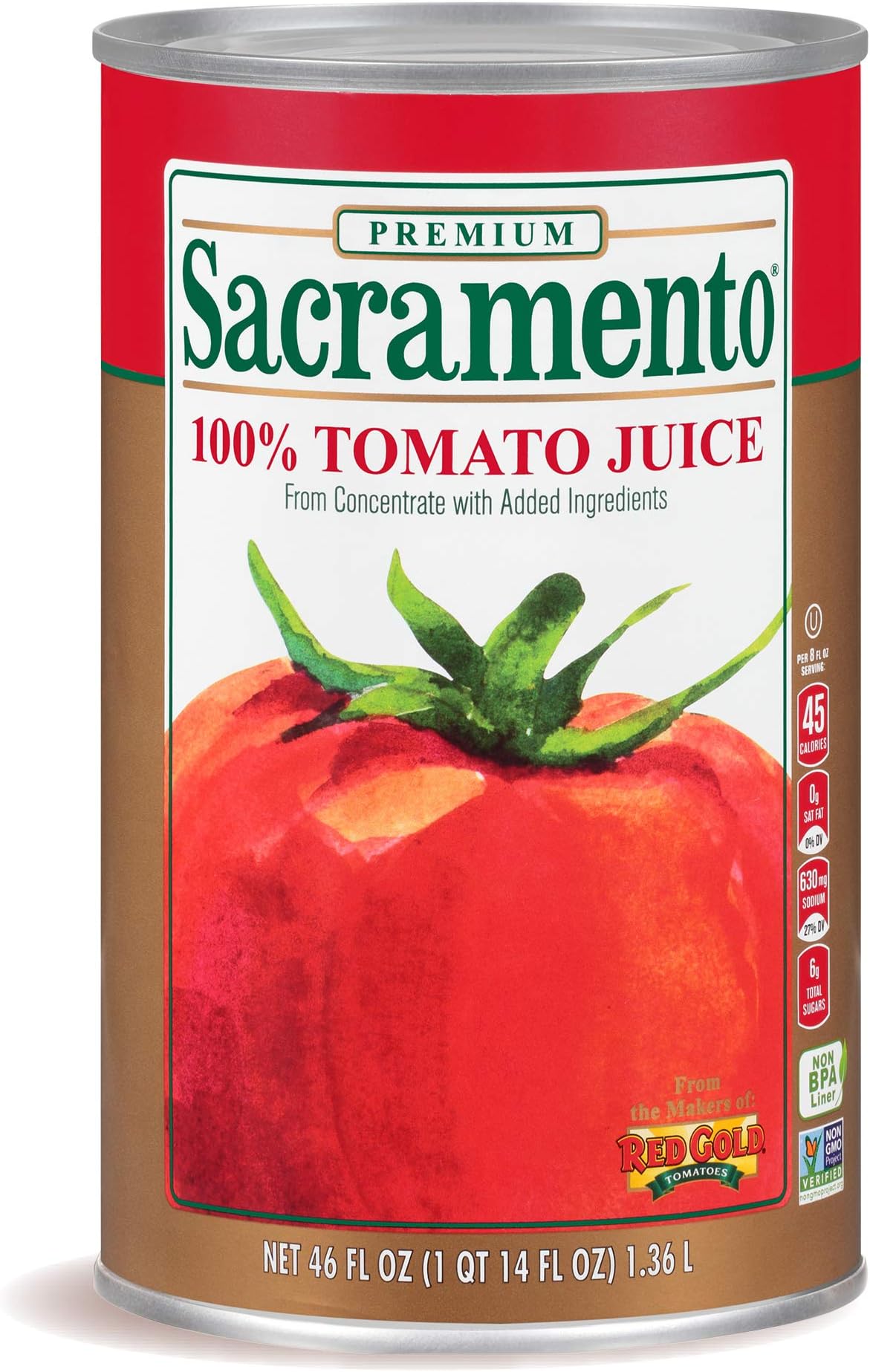 Sacramento Tomato Juice 46 Oz