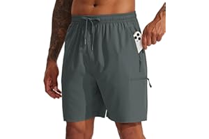 Willit Men's Hiking Cargo Shorts Quick Dry Golf Athletic Shorts 7" Lightweight Summer Shorts with Pockets