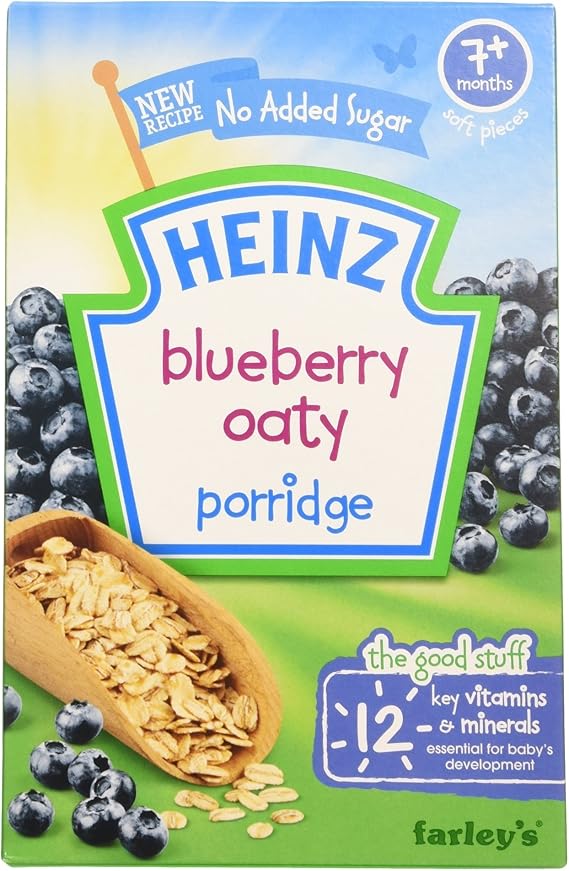 blueberry porridge baby