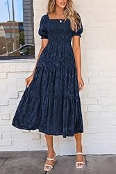 PRETTYGARDEN Women's 2025 Summer Casual Midi