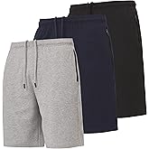 Ultra Performance 3 Pack Mens Shorts Casual Men's Athletic Short Workout Gym Shorts for Men with Zipper Pockets, Small - 5X