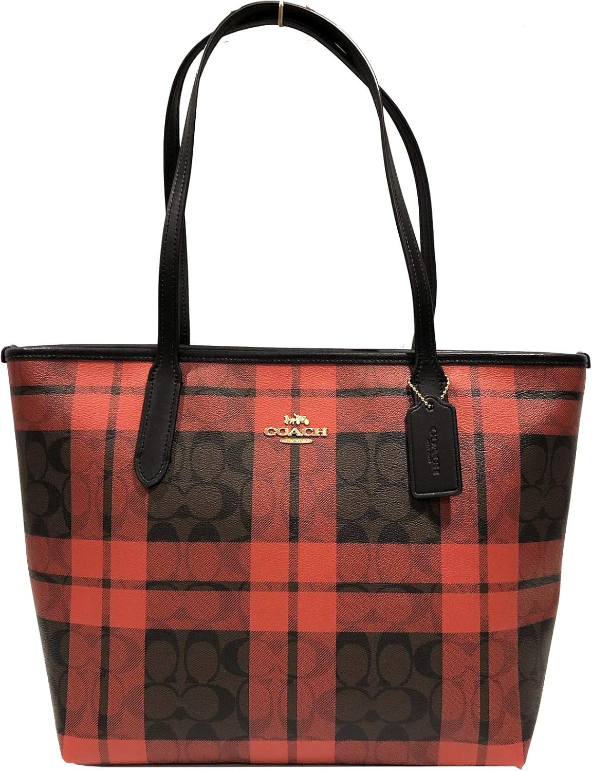 COACH Gummy Bear Leather Animation City Zip Tote
