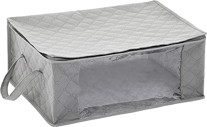 AmazonBasics - Faltbare Aufbewahrungstaschen mit großem Sichtfenster