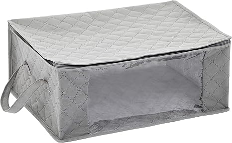 AmazonBasics - Faltbare Aufbewahrungstaschen mit großem Sichtfenster