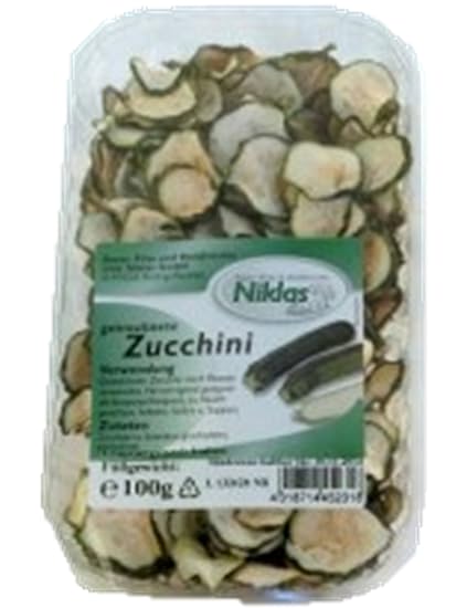 Zucchini in Scheiben / getrocknet - 50g | Getrocknet, Getrocknetes Gemüse, Suppengemüse, Camping Essen, Nahrung, Food, Troken