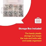 Amtech Nuts and Bolts Set 150 Piece Storage Box Household and Auto Hardware view 5