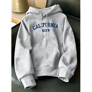 Mens Graphic Pullover Sweatshirts Baggy Drop Shoulder Hoodie Slouchy Y2K Streetwear Aesthetic Fall Winter Clothes