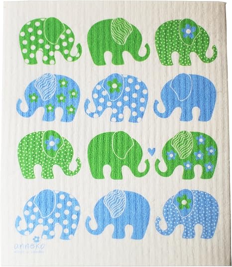 Amazon 吸水 速乾 繰り返し Anneko アネッコ キッチンクロス ブルーエレファント キッチンクロス オンライン通販