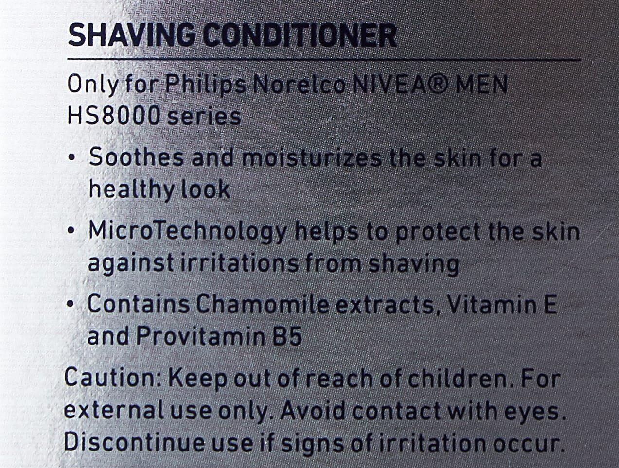 Philips Norelco HS800 Nivea for Men Shaving Conditioner by Nivea ...