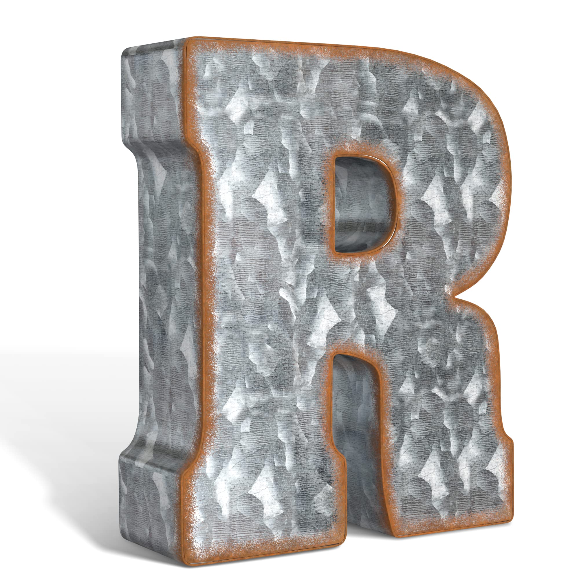CraftyCrocodile 7" Galvanized Metal Letters for