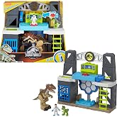 Fisher-Price Imaginext Jurassic World Dinosaur Toys Scan &amp; Glow Dino Playset with Lights &amp; Sounds for Kids Ages 3+ Years