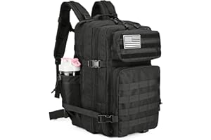 KXBUNQD Military 45L Tactical Assault Backpack 3 day assault pack with Molle Waterproof backpack Rucksack for Tactical Backpacks