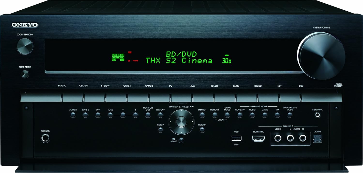 Amazon.com: Onkyo TX-NR818 7.2-Channel Network A/V Receiver (Discontinued  by Manufacturer): Electronics