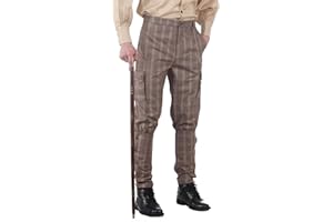 ThePirateDressing Steampunk Victorian Cosplay Costume Mens Airship Pants Trousers