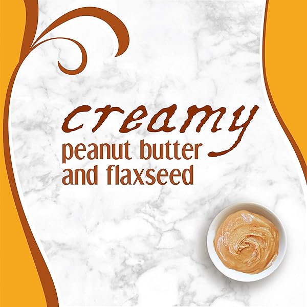 EARTH BALANCE CREAMY PEANUT BUTTER AND FLAXSEED SPREAD, VEGAN AND GLUTEN FREE, 16 OZ