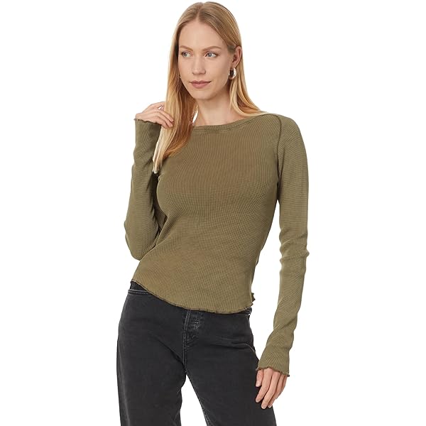 Free People Womens Easy Does It Tee Tender Peach X-Small at