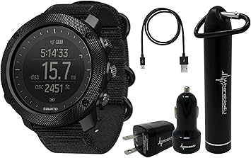 Amazon Com Suunto Traverse Alpha Gps Glonass Watch With Versatile Outdoor Functions For Fishing And Hunting And Wearable4u Ultimate Power Pack Bundle Stealth Gps Navigation