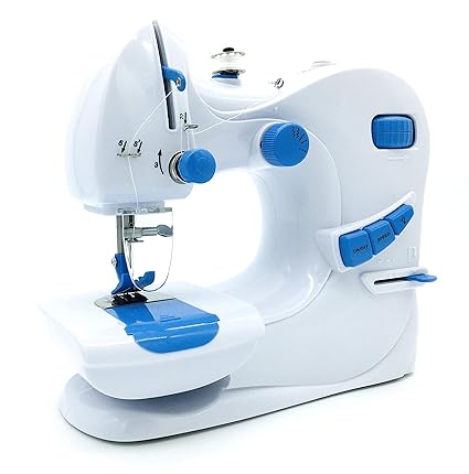 Qualimate 601 Electrical Portable Sewing Machine for Home Tailoring, Household Hand Sewing Machine for Home