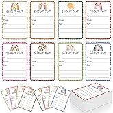 120 Count Shout Out Card Encouragement Postcard Appreciation Cards for Teacher Employee Office Staff Coworker for Classroom School Work Bulletin Board Motivational Incentives