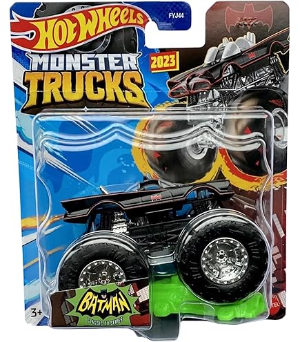 Amazon.com: Hot Wheels Monster Trucks Batman vs The Joker 2 Pack