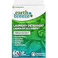 Earth Breeze - Liquidless Laundry Detergent Sheets - Fresh Scent - No Plastic (60 Loads) 30 Sheets