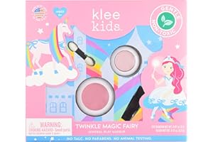 LUNASTAR Luna Star Klee Kids Mini Play Makeup Kit. Gentle and Non-Toxic. Kid-Friendly. Made in USA. (Twinkle Magic Fairy)