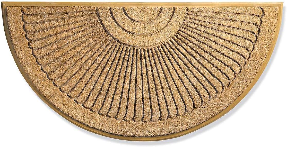 Sunburst Coir Brush Doormat 30" X 48" Large
