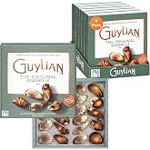 Guylian Belgian Chocolate Seashells, Gourmet, 22 pc, 8.82 oz Box, Pack of 6 | Gourmet Hazelnut Pralin&eacute; Truffles, Assorted White, Milk and Dark, Gift for Women and Men, Great for Sharing, Rich Flavor